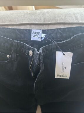 Princess Polly Black High-Rise Jeans NWT